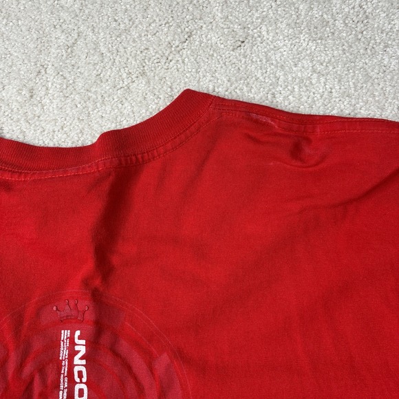 Vintage JNCO Shirt Men's Large Red Long Sleeve Eyes Face Grunge Y2K 2000s Rare - Picture 16 of 16
